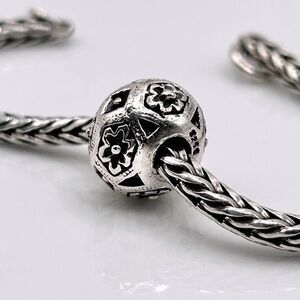 TROLLBEADS Retired Zanzibar Silver Bead LAA 925S Perfectly Preloved